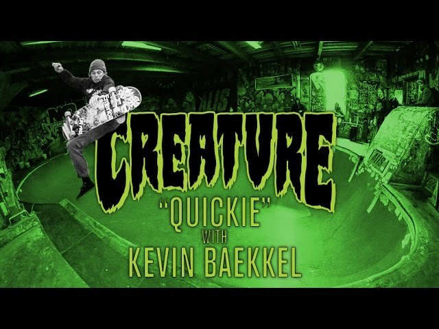 What else would you do in Copenhagen besides go lurk Christiania and hit up the Wonderland Bowl?! Kevin Baekkel gives it a quick one, two with a Chris Russell cameo at his home turf for this "Quickie".<br /><br />Fiend: Kevin Baekkel - https://instagram.com/kevinbaekkel<br />Film/Edit: DAF Noah - https://instagram.com/dafnoah<br /><br />SUBSCRIBE to Creature Skateboards: http://bit.ly/CreachTube<br /><br />FOLLOW the Fiend Club:<br />Interweb: http://www.creatureskateboards.com/<br />Facebook: https://www.facebook.com/CreatureSkat...<br />Instagram: https://instagram.com/creaturefiends/<br />Twitter: https://twitter.com/creaturefiends<br />Tumblr: http://creatureskateboards.tumblr.com/