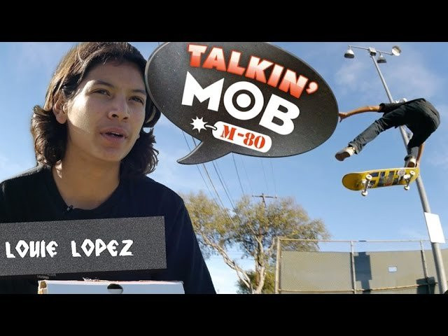 In this episode of Talkin' Mob, Louie Lopez introduces the latest and greatest to the MOB Grip Family. Watch Louie mash through Rowley Park, and put The Lightest grip to the test. Easier on your shoes, M-80 is designed for quick release, and foot hold. M-80 is the most Advanced Technical Skateboarding Formula, by Mob Grip. <br /><br />www.mobgrip.com <br />Instagram: @mobgrip<br />Twitter: @mobgrip<br /><br />MUSIC:<br />LUCAS PERNY<br />"TRANSCENDENTAL EGO FT. VLADISLAV ZEMBA"<br />LUCASPERNY.BANDCAMP.COM