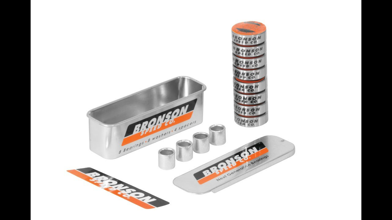 Bronson Speed Co: The Next Generation<br /><br />For the last 35 months NHS, Inc. has been researching, testing and prototyping with the goal to completely reinvent a skateboard product that has lacked any real innovation for over thirty years – the bearing. Introducing Bronson Speed Co. – Next Generation Bearings, Designed for Today’s Skateboarding. Bronson Speed Co. bearings are the fastest, strongest, longest lasting, longest spin skateboarding bearing ever made. The bearing has been reinvented. For more information, visit our social media, website and YouTube channel:<br /><br />@bronsonspeedco<br />https://www.youtube.com/channel/UCw2IgysJzDNku4Ipklbc7tQ<br />bronsonspeedco.com