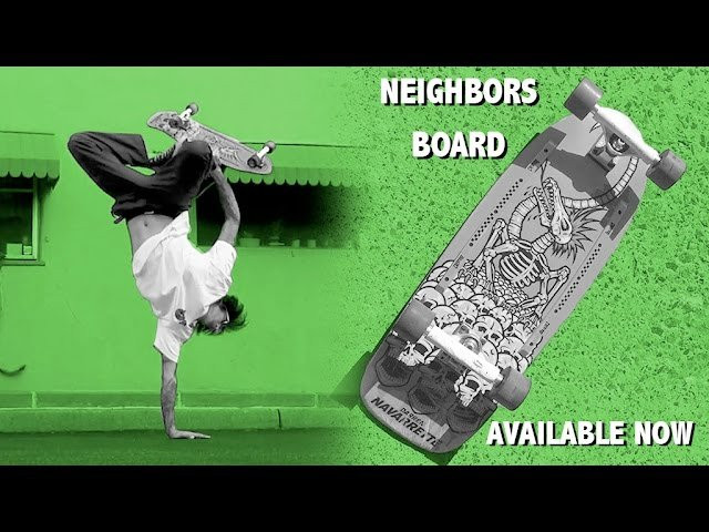 The Vertical Vamp aka Darren Navarrette introduces his "Neighbor's" board for Creature Skateboards. Take a stroll through the Neighborhood, and rip ride with Navs... <br />Pig Shape (10.4" x 29.1") and Pro Model (8.8 x 32.57") "Neighbor's" decks out now: http://bit.ly/navsneighbors<br /><br />@navs5000<br />Filmed by @dafnoah<br />http://www.creatureskateboards.com<br /><br />Follow the Fiend Club:<br />Facebook: https://www.facebook.com/CreatureSkateboards/<br />Instagram: https://instagram.com/creaturefiends/<br />Twitter: https://twitter.com/creaturefiends<br />Tumblr: http://creatureskateboards.tumblr.com/