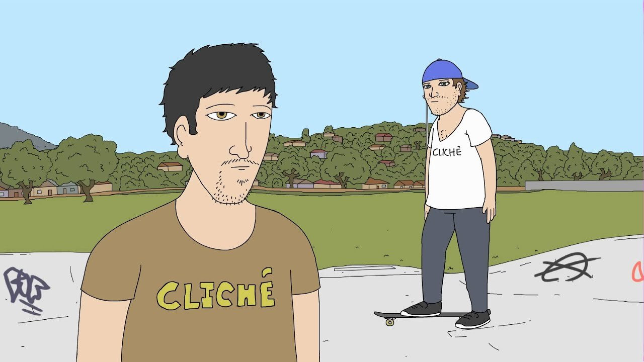 Cliché skateboards is proud to collaborate with Michael Cusack, the creator of Damo and Darren. His web based cartoon has a massive cult following in Australia with millions of views. Andrew Brophy repping Darren and Sammy Winter as Damo. Boards out now.<br /><br />http://clicheskate.com/damoanddarren