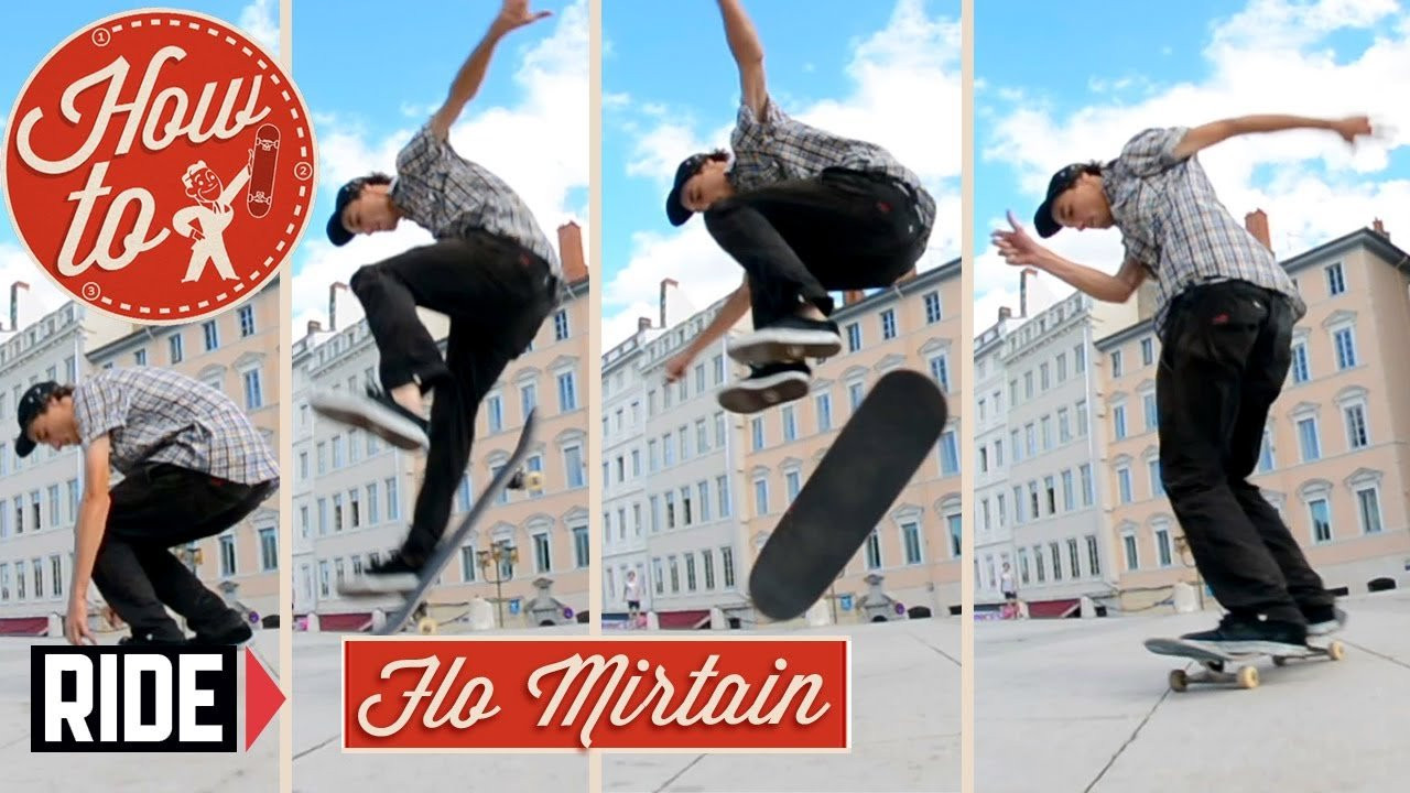 Every weekend on RIDE Channel, learn new tricks from top pros. You'll get step-by-step instructions on how to master every trick in skateboarding! Tune in every weekend, then get on your board and check your skills.<br /><br />Today Flo Mirtain teaches you how to do Switch Laser Flips.<br /><br />Watch More How-To Skateboarding: http://bit.ly/SEqh48<br /><br />WARNING!<br />Skateboarding is a hazardous sport. Engaging in the activities shown and described in this video can cause serious injury and possibly death. Any person who skateboards is assuming all risks of personal injury and damage that can result from skateboarding.<br /><br />SUBSCRIBE to RIDE: http://bit.ly/HZ9Dau<br />Like RIDE on FACEBOOK: http://facebook.com/ridechannel<br />Follow RIDE on INSTAGRAM: http://instagram.com/ridechannel<br />Follow RIDE on TWITTER: http://twitter.com/ridechannel
