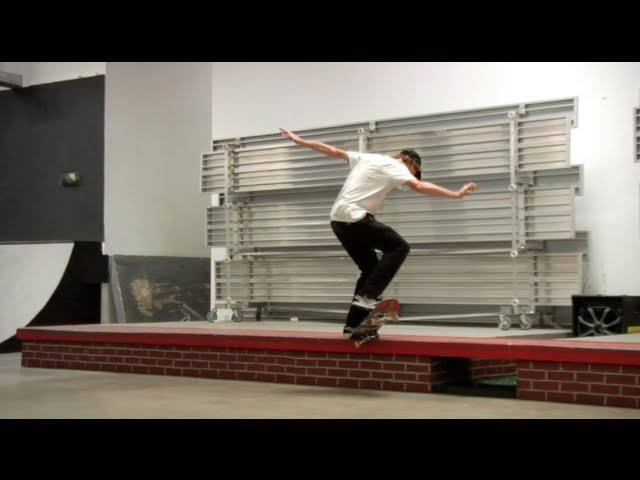 The smooth stylings of Flo Mirtain stopped by the TransWorld Skatepark. After feeling out the new redesign, he settled on 12 bangers on the red ledge. Check it out.