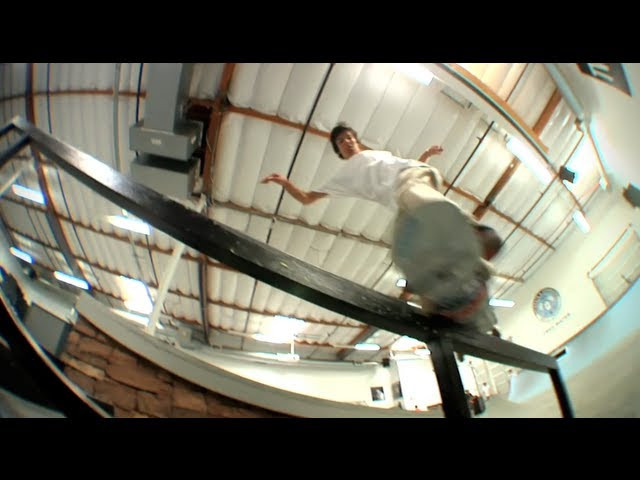 Daniel Espinoza let you know the specs on his ride yesterday, now watch him put them to work. He chose the handrail in our park for his 12 Pack. Nice moves, Daniel!