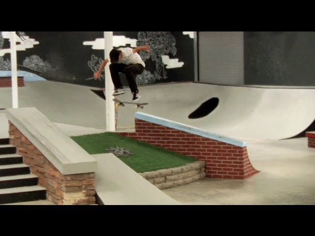 Wanna know what Flo rides that helps him crush 12 Packs on buttered up red ledges? Of course you do! Well, it's Cliché, Ventures, Diamond, Bones Wheels and Swiss Bearings. He threw down a couple hammers on the grass gap too!