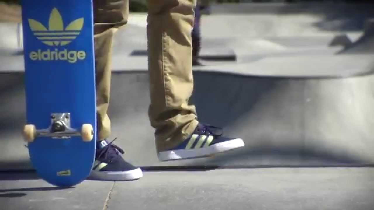 Cliché pro Pete Eldridge skating his adidas collaboration board, matching his shoe colourway. Available in your local skateshop now!<br /><br />Filmed by Lee Dupont & edited by Roger Bagley