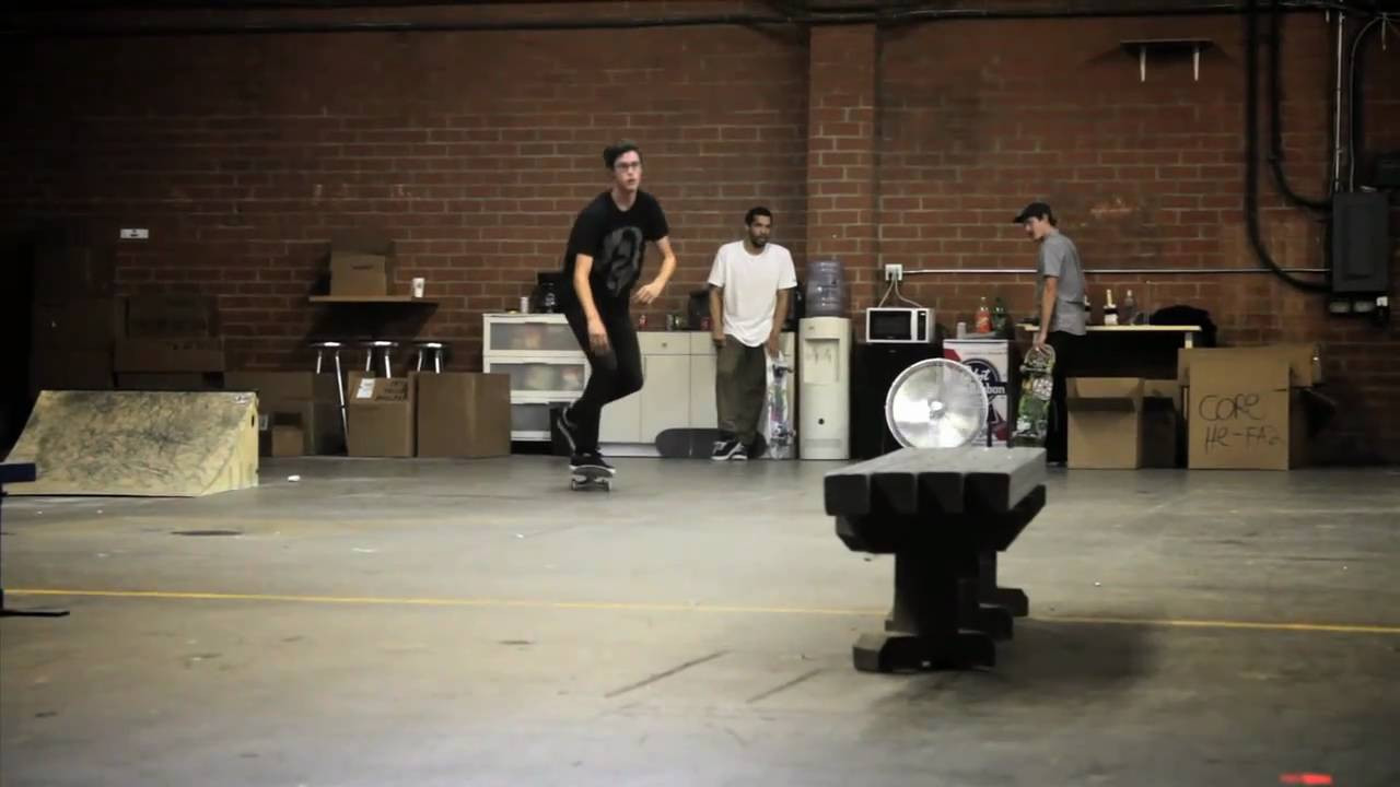 Last week came and went, but it landed on a 747 jet when HUF decided to throw a warehouse Birthday BBQ for a few employees. It started off with the usual beers complimented by BBQ and ended with a skatejam with afterhours to boot. The rest of the night is a blur, a cool story for another day...<br /> <br /> In order of appearance:<br /> Johan Stuckey<br /> Kevin "Boosh" Burtch<br /> Billy Teichen<br /> Allan Margolin<br /> Matt Gottwig<br /> Sean Conover<br /> Hayden Biener<br /> Scott Mackey<br /> Keith Hufnagel<br /> Kevin Terpening<br /> John Methvin<br /> <br /> Shot and cut by Martin Reigel<br /> Music: The Filth Mongers "Eye Quit"