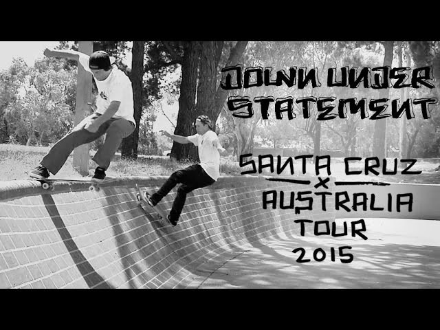 The Santa Cruz Skateboards squad packed up and headed Down Under! Road life Down Under can get hectic, but the SC Team held it together and handled biz traveling across the continent putting on demo's, chasing 'roos, and shutting down spots along the way! Sometimes...skateboarding doesn't even involve skateboarding.<br /><br />Filmed by: Joe Perrin/Gavin Sean Denike<br /><br />SUBSCRIBE to the First Video Mag In Skateboarding!<br />http://bitly.com/SubscribeToStrangeNotes<br /><br />Stay Social!<br />https://www.facebook.com/strangenotes87<br />https://twitter.com/strangenotes<br />http://instagram.com/strangenotes