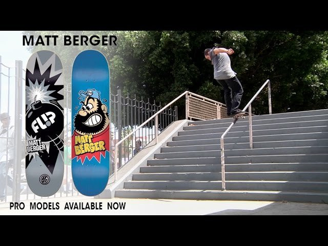 Congrats on turning Pro, Matt Berger! Here's over three & a half minutes of ripping skateboarding from Mr. Berger to celebrate him joining the Pro Ranks for Flip Skateboards. <br /><br />SUBSCRIBE to the First Video Mag In Skateboarding!<br />http://bitly.com/SubscribeToStrangeNotes<br /><br />@mattberger_<br /><br />Stay Social!<br />https://www.facebook.com/strangenotes87<br />https://twitter.com/strangenotes<br />http://instagram.com/strangenotes