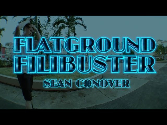 Flatground Filibuster: Sean Conover<br /><br />Strange Notes Presents: Flatground Filibuster! You get one try, and one try only to stack as many Flatground tricks as possible! Conover does so with ripping style, and makes it look easy! Conover skates for Creature Skateboards, Independent Trucks, and OJ Wheels. <br /><br />Follow Sean on Insta!<br />@seanconover<br /><br />SUBSCRIBE to the First Video Mag In Skateboarding!<br />http://bitly.com/SubscribeToStrangeNotes<br /><br />Stay Social!<br />https://www.facebook.com/strangenotes87<br />https://twitter.com/strangenotes<br />http://instagram.com/strangenotes
