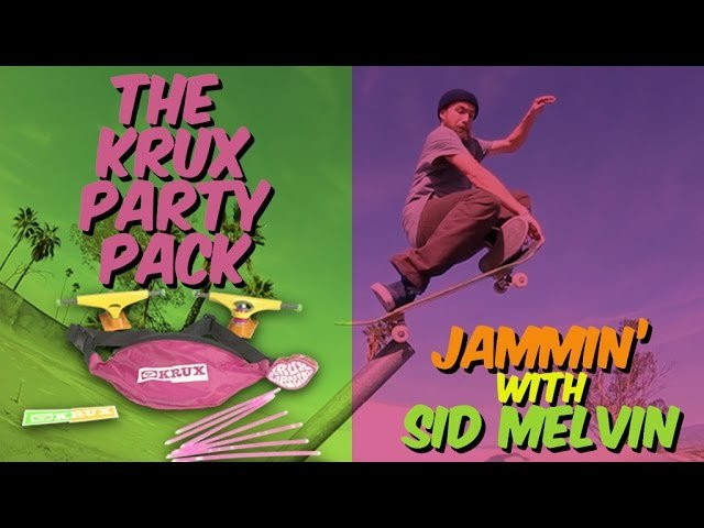 You like to party? With the new Krux Party Pack you’ll be holding down the streets in style! <br />Sid Melvin hits up the local Kernside DIY & serves up some tasty maneuvers. The Party Pack includes: Two Trucks, Eight (8) Glow Sticks, Stickers, and Wax (not intended for consumption). Party on!<br /><br />Follow Sid on Instagram!<br />@mrsidemelvin<br /><br />SUBSCRIBE to the First Video Mag In Skateboarding!<br />http://bitly.com/SubscribeToStrangeNotes<br /><br />Stay Social!<br />https://www.facebook.com/strangenotes87<br />https://twitter.com/strangenotes<br />http://instagram.com/strangenotes