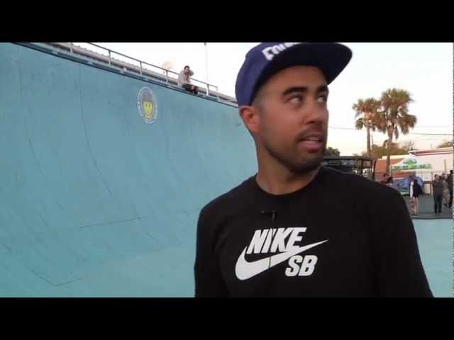 2 time Tampa pro winner and skateboarding legend, Eric Koston, talks about the back view Bill Weiss's balls and the 3 things you should never do while in Tampa. Checkout the tricks he did in practice in this Tampa Edition 5&5 for Independent Trucks.