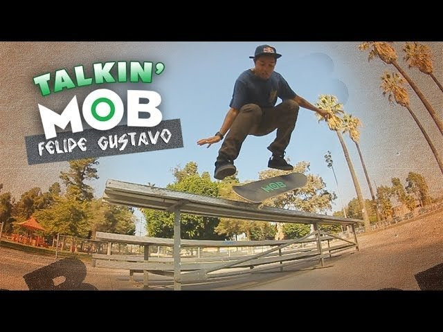 Only Felipe Gustavo could put together a Talkin' Mob with such precision and technicality in one session. Watch and find out why he loves his griptape. Mob Grip, it's the grippiest.<br /><br />Music:<br />deeB<br />"HAVE WE MET"<br />THRU NATURE EP<br />soundcloud.com/deeb