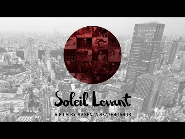 CELEBRATING 10 YEARS SINCE THE RELEASE OF OUR SOLEIL LEVANT DVD - A FRANCE x JAPAN COLLABORATION WITH THE LEGENDS OVER AT THE FAR EAST SKATE NETWORKS, FATBROS & TIGHTBOOTH PRODUCTION.<br /><br />Featuring Takahiro Morita, Shinpei Ueno, Leo Valls, Soy Panday, Vivien Feil, Jimmy Lannon, Zach Lyons, Koichiro Uehara, Shingo Ogura & friends.<br /><br />Filmed by Yoan Taillandier, Jean Feil, Shinpei Ueno, Shigeta Iha.<br /><br />Custom Music by OPSB, Matias Elichabehere & Mitsudomoe/killer-bong<br /><br />DVD VERSION FEATURINGS EXTRAS, TRAILERS & MORE:<br />https://shop.magentaskateboards.com<br /><br />READ THE FULL ARTICLE ON THE BLOG:<br />https://magentaskateboards.com/soleil-levant-full-video/<br /><br />MAGENTA SKATEBOARDS - WORLDWIDE CONNECTIONS - 2013