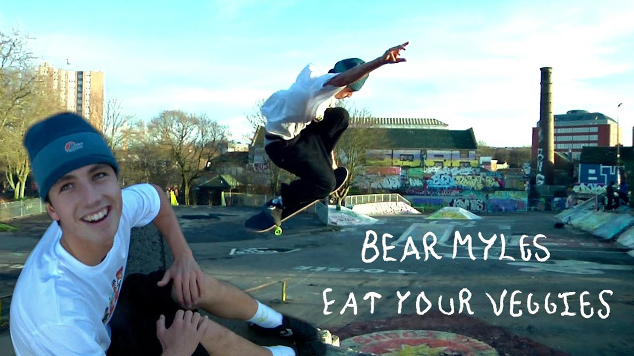 Bear Myles already is a familiar name in the skate industry, known for his spontaneous wild spinning skate style which makes him really fun to watch. Being busier and busier with going on skate trips we caught him in a chill phase at home and got a joyful "Eat Your Veggies" video of him skating Deaner a.k.a. his local park. <br /><br />Filmed & edited by Lucien Parsons.<br /><br />Check out the Place article here:<br />https://place.tv/eat-your-veggies-bear-myles/<br /><br />Or follow us on Instagram to stay up to date:<br />https://www.instagram.com/placemag/