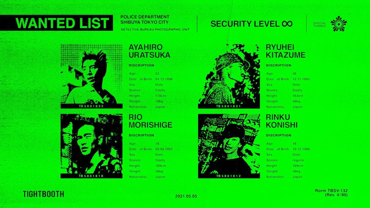 SECURITY LEVEL∞<br /><br />TIGHTBOOTH PRODUCTION presents<br />Directed & Edited : Shinpei Ueno<br />Cinematography by Shinpei Ueno、Naoya Morohashi<br />Graphic Design : FOODEATER<br />Motion Graphics : Tomoyuki Kujirai<br />Soundtrack : Kirrer-Bong<br /><br />Starring<br />Rio Morishige、Ayahiro Uratsuka、Ryuhei Kitazume、Rinku Konishi
