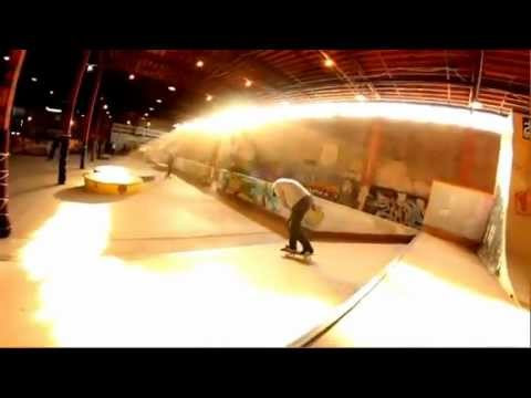 Lucas skating some park during the Cliché Eastern tour, Jan 2011.