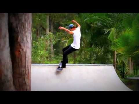 Brophy is stoked to have his own backyard miniramp in OZ!!!