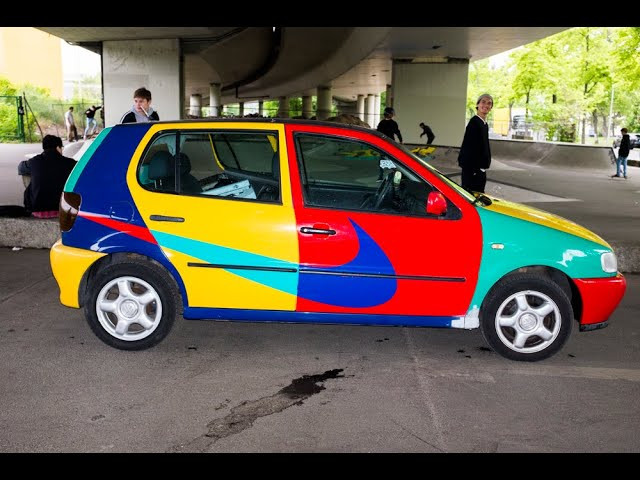 Denny Pham, Jan Henrik Kongstein, Peter Buikema, Leo Preisinger and myself find ourselves driving around Berlin in a VW Harlekin wearing the Janoski Harlekin, we are putting both through the wringer for the next 2,5 days.<br /><br />We didn't do that alone, of course, we invited some Nike riders and Berlin locals to test it with us along the way.<br /><br />To be honest the car has had a bit more mileage than the shoe but both held up quite well during our time even though Leo had his doubts about the car.<br /><br />Thank you for the support Skatedeluxe and Nike SB.