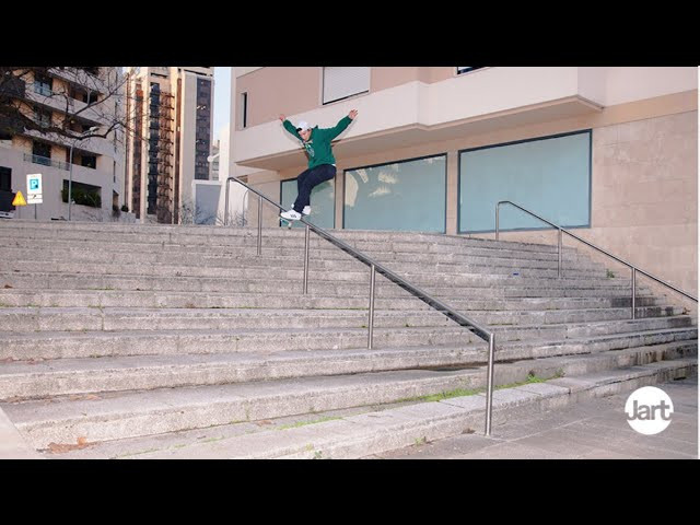 The Jart team is proud to welcome Angelo Caro as his new rider. The Peruvian ripper is been killing it this last years, winning big competitions like The Mystic Cup, entering into the finals of the Tampa Am and Pro, this year also winning the second place in the best trick contest, as having great results at the SLS, like his 7th place in the Sao Paulo´s one.<br /><br />Filmed by Fabrizzio Caro, Pablo Ribera<br />Edit by Pablo Ribera<br /><br />SUSCRIBE NOW https://www.youtube.com/user/jartskat...<br />http://jartskateboards.com<br />http://facebook.com/jartskateboards<br />http://twitter.com/jartskateboards<br />http://instagram.com/jartskateboards