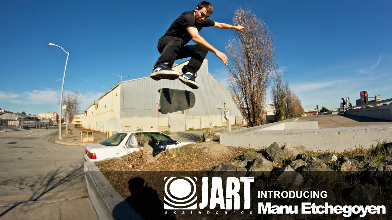 Jart Skateboards is proud to introduce the french ripper Manu Etchegoyen to the team. <br /><br />Follow him: http://instagram.com/manu_etchegoyen<br />Follow Jart: http://instagram.com/jartskateboards<br /><br />Please suscribe: http://www.youtube.com/user/jartskate...<br />Shop: http://hlcdist.com<br /><br /><br />Music - Beastie Boys - The move<br />Film by Jérémy Hugues and Mikel Etchegoyen<br />Edit by Pablo Ribera<br />http://jartskateboards.com<br />http://facebook.com/jartskateboards<br />http://twitter.com/jartskateboards<br />http://instagram.com/jartskateboards<br /><br />You can see it already in vimeo<br />https://vimeo.com/153120006