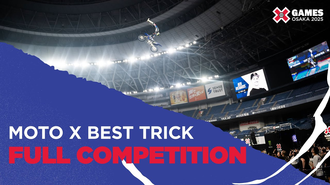 Watch the full Moto X Best Trick competition from X Games Osaka 2025 in Japan!<br /><br />How medal event is judged:<br />1 heat of 8 athletes with 2 attempts each. Best trick counts, scored 1-100.<br /><br />Best Trick has been a staple of freestyle motocross competitions since the turn of the century. Riders attempt to execute the most difficult and innovative tricks possible. Riders are judged on the overall difficulty and execution of a single trick, and creativity is highly valued – never-been-done tricks are usually scored very well.<br /><br />#XGames #XGamesOsaka #XGamesJapan #MotoX #FMX