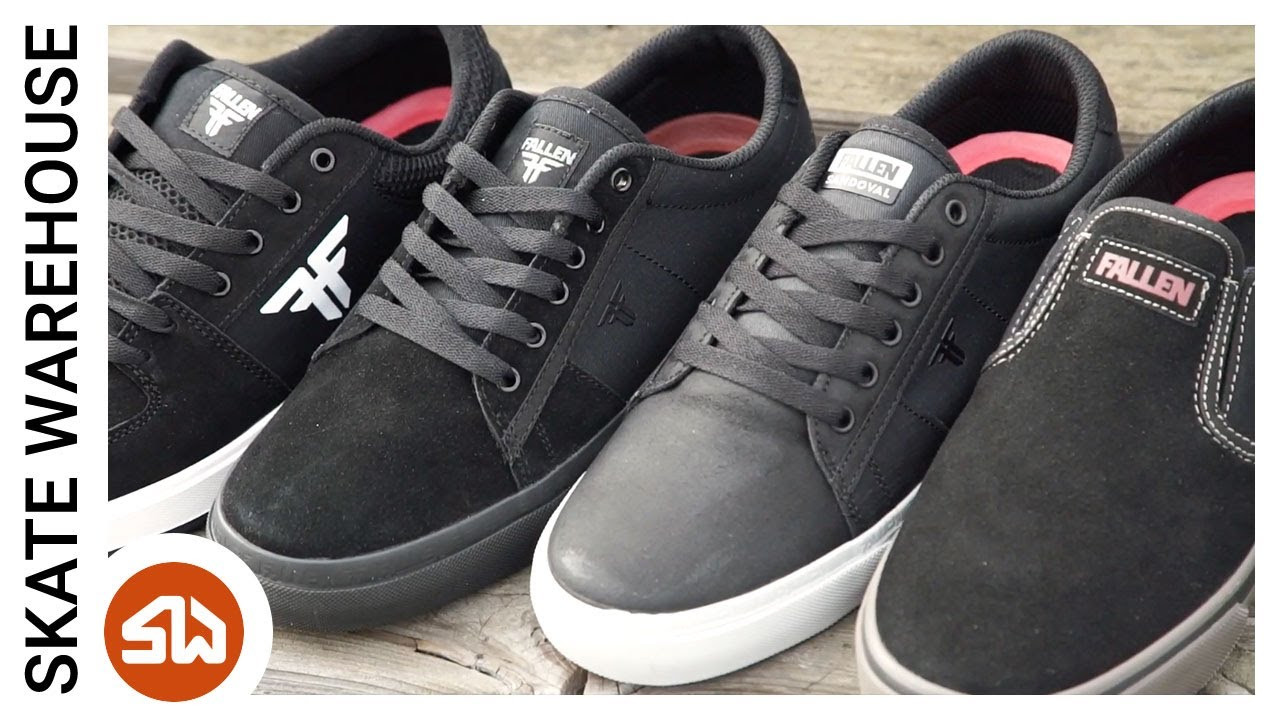 Shop Fallen Footwear: http://bit.ly/Fallen_<br /><br />Fallen Footwear is back and we couldn't be more hyped about it! We have 3 different models of Fallen's in right now and they all look killer. Check this video out to see Darren show you what we will be carrying. Enjoy!<br /><br />Shop Fallen Footwear: http://bit.ly/Fallen_<br /><br />Filmed & Edited by Chandler Beck<br /><br />Facebook: https://www.facebook.com/SkateWarehouse<br />Twitter: https://twitter.com/skate_warehouse<br />Instagram: http://instagram.com/skatewarehouse<br />Google+: https://plus.google.com/+SkateWarehouse/