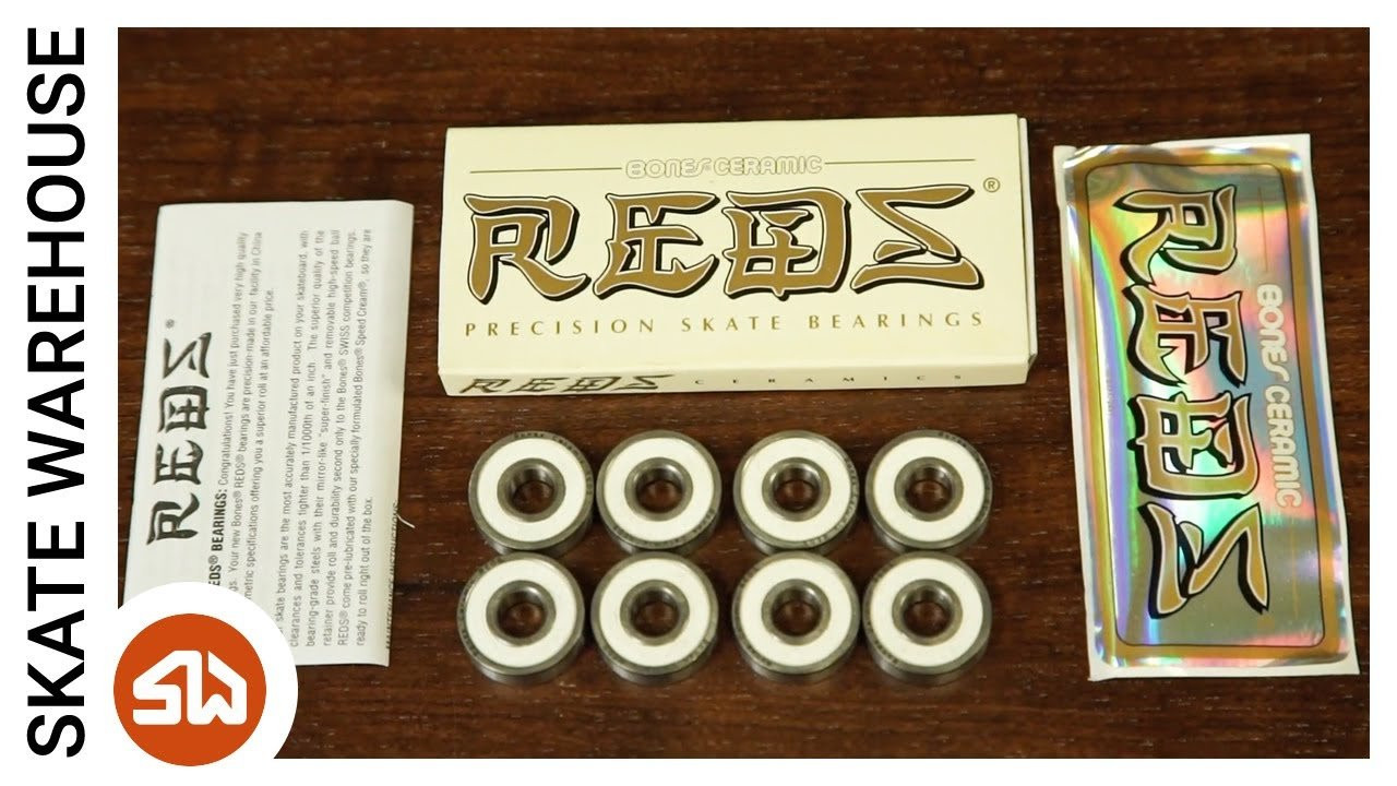 Shop Bones Ceramic Super Reds Bearings: http://bit.ly/Bones_Ceramics<br /><br />This video will break down Bones Ceramic Super Reds Bearings and show you what comes with each set when ordered. Stay tuned for more description videos to help find the right product for you!<br /><br />Shop Bones Ceramic Super Reds Bearings: http://bit.ly/Bones_Ceramics<br /><br />Filmed & Edited by Chandler Beck<br /><br />Facebook: https://www.facebook.com/SkateWarehouse<br />Twitter: https://twitter.com/skate_warehouse<br />Instagram: http://instagram.com/skatewarehouse<br />Google+: https://plus.google.com/+SkateWarehouse/