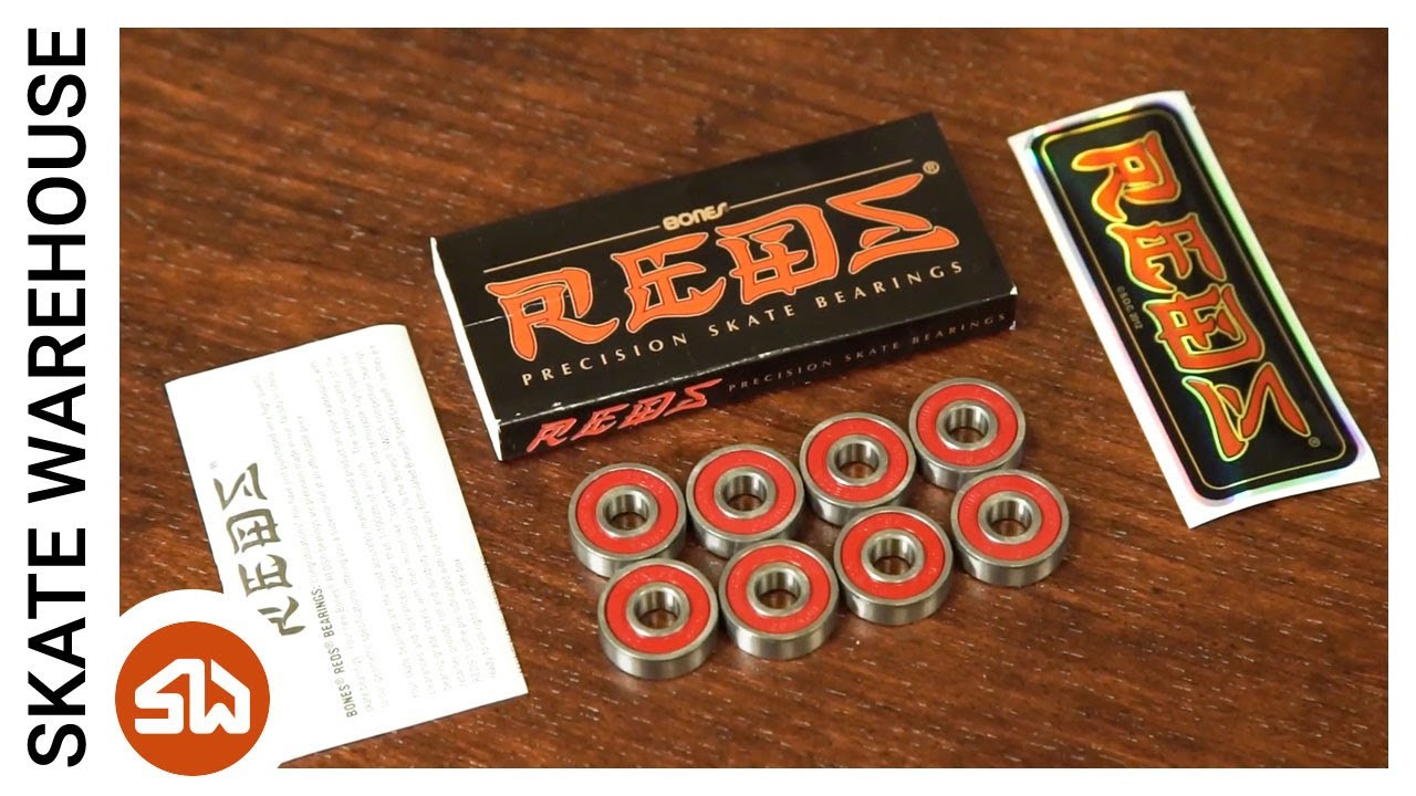 Shop Bones Reds: http://bit.ly/Bones_Reds<br /><br />This video will break down Bones Reds bearings and show you what comes with each set when ordered. Stay tuned for more description videos to help find the right product for you!<br /><br />Shop Bones Reds: http://bit.ly/Bones_Reds<br /><br />Filmed & Edited by Chandler Beck<br /><br />Facebook: https://www.facebook.com/SkateWarehouse<br />Twitter: https://twitter.com/skate_warehouse<br />Instagram: http://instagram.com/skatewarehouse<br />Google+: https://plus.google.com/+SkateWarehouse/