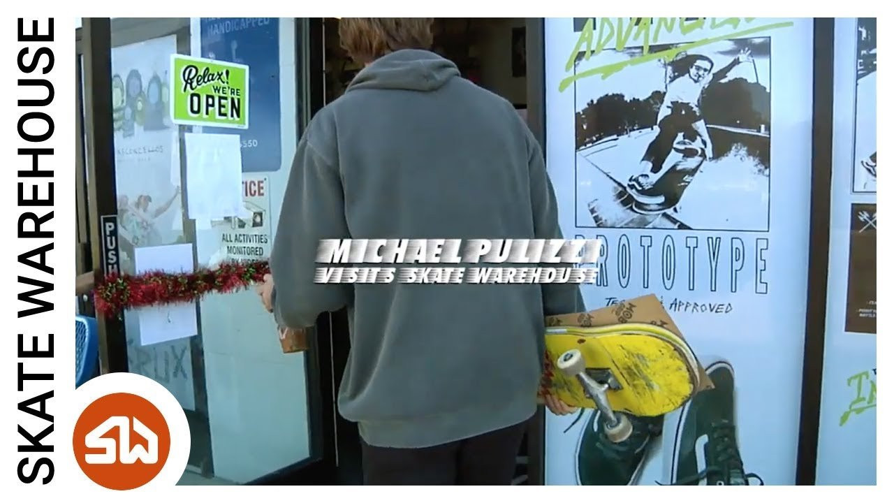 Shop Pizza Skateboards: http://bit.ly/Pizza_SW<br /><br />Michael Pulizzi and some friends stopped by to check out the warehouse, skate out back, and then head to SLO park for a session. Check it out to see the clips they stacked!<br /><br />Shop Pizza Skateboards: http://bit.ly/Pizza_SW<br /><br />Facebook: https://www.facebook.com/SkateWarehouse<br />Twitter: https://twitter.com/skate_warehouse<br />Instagram: http://instagram.com/skatewarehouse<br />Google+: https://plus.google.com/+SkateWarehouse/