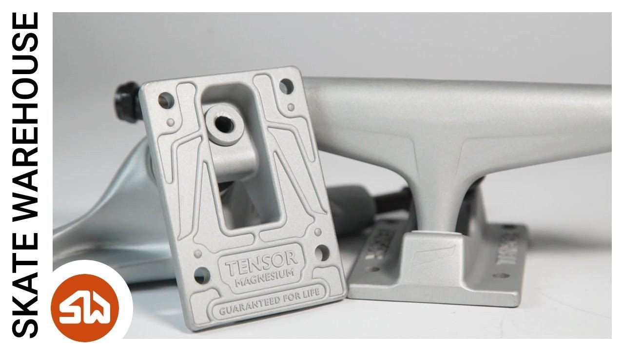 Shop Tensor Trucks: http://bit.ly/_Tensor<br /><br />Dwindle's product developer Eric Sentianin shows us whats new from Tensor. The trucks have been redesigned with new technology including lowered kingpins, reenforced steel in the key areas, and much more. These new Tensors look solid!<br /><br />Shop Tensor Trucks: http://bit.ly/_Tensor<br /><br />Filmed & Edited by Chandler Beck<br /><br />Facebook: https://www.facebook.com/SkateWarehouse<br />Twitter: https://twitter.com/skate_warehouse<br />Instagram: http://instagram.com/skatewarehouse<br />Google+: https://plus.google.com/+SkateWarehouse/