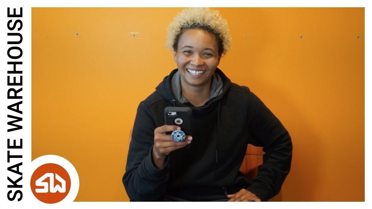 Shop Samarria's Enjoi Board: http://bit.ly/Samarria<br /><br />Enjoi's first female pro, Samarria Brevard sat down with us and answered your questions for this installment of Ask Skate Warehouse! Be sure to follow us on Instagram (@skatewarehouse) to have your questions answered by the pros!<br /><br />Shop Samarria's Enjoi Board: http://bit.ly/Samarria<br /><br />Filmed & Edited by Chandler Beck<br /><br />Facebook: https://www.facebook.com/SkateWarehouse<br />Twitter: https://twitter.com/skate_warehouse<br />Instagram: http://instagram.com/skatewarehouse<br />Google+: https://plus.google.com/+SkateWarehouse/