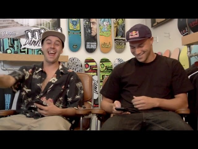 Shop Blind Skateboards: http://bit.ly/AskBlind<br />Blind pros TJ Rogers and Sewa Kroetkov sat down at Dwindle HQ to answer YOUR Instagram questions! Tune in to see if your question got picked, and be sure to follow us on IG (@skatewarehouse) for your chance to pick the brain of your favorite pro!<br /><br />Shop Blind Skateboards: http://bit.ly/AskBlind<br /><br />Filmed & edited by Chandler Beck<br /><br />Had your Daily Dose? Get yours HERE: http://bit.ly/1y49Ync<br /><br />Want to see more Skate Warehouse videos on the regular? <br />Subscribe to our YouTube Channel to stay plugged in. Go skate! http://www.youtube.com/wwwskatewarehousecom<br /><br />Facebook: https://www.facebook.com/SkateWarehouse<br />Twitter: https://twitter.com/skate_warehouse<br />Instagram: http://instagram.com/skatewarehouse<br />Google+: https://plus.google.com/+SkateWarehouse/