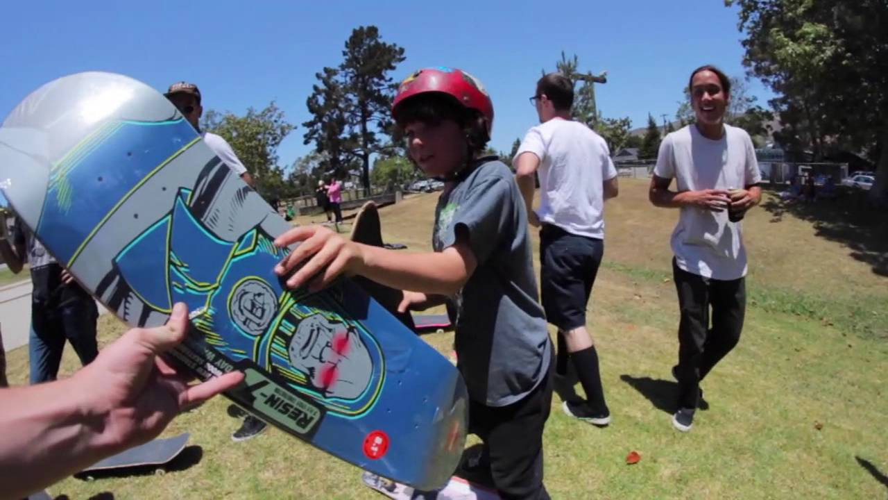 SHOP: bit.ly/1rpFiXC<br />In celebration of Go Skateboarding Day, we broke out the BBQ and headed out to a good ol' fashioned family park. Gear and hotdogs a plenty were had until the fuzz showed up and gave us the boot. So we hit the skatepark for some more action and a massive game of S.K.A.T.E. tournament. Big thanks to Bakerboys, NHS, DLX, Dwindle, HUF, Bones and Converse for all the giveaways! Get a glimpse of our day here!<br /><br />Filmed & Edited by Chandler Beck<br /><br /><br />Facebook: https://www.facebook.com/SkateWarehouse<br />Twitter: https://twitter.com/skate_warehouse<br />Instagram: http://instagram.com/skatewarehouse<br />Google+: https://plus.google.com/+SkateWarehouse/