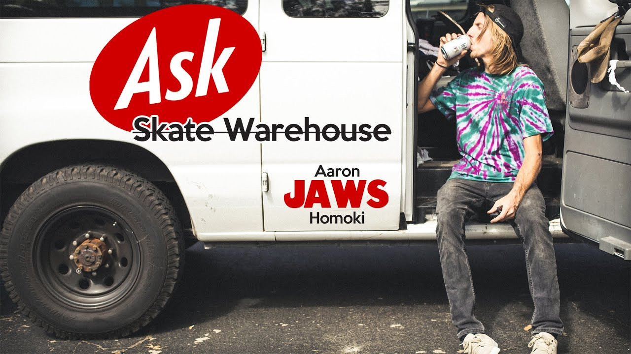SHOP: http://bit.ly/1P5Oq09<br />The AYC squad rolled through town and we grabbed Jaws to sit down and answer your questions! Tune in to see what he said, and follow our instagram (@skatewarehouse) for your chance to have your questions answered on the next round!<br /><br />Like, comment and subscribe! Let us know who else you would like to see on Ask Skate Warehouse!<br /><br />Filmed and Edited by Chandler Beck<br /><br />Had your Daily Dose? Get yours HERE: http://bit.ly/1y49Ync<br /><br />Want to see more Skate Warehouse videos on the regular? <br />Subscribe to our YouTube Channel to stay plugged in. Go skate! http://www.youtube.com/wwwskatewarehousecom<br /><br />Go Skate Blog: http://blog.skatewarehouse.com/<br />Facebook: https://www.facebook.com/SkateWarehouse<br />Twitter: https://twitter.com/skate_warehouse<br />Instagram: http://instagram.com/skatewarehouse<br />Google+: https://plus.google.com/+SkateWarehouse/