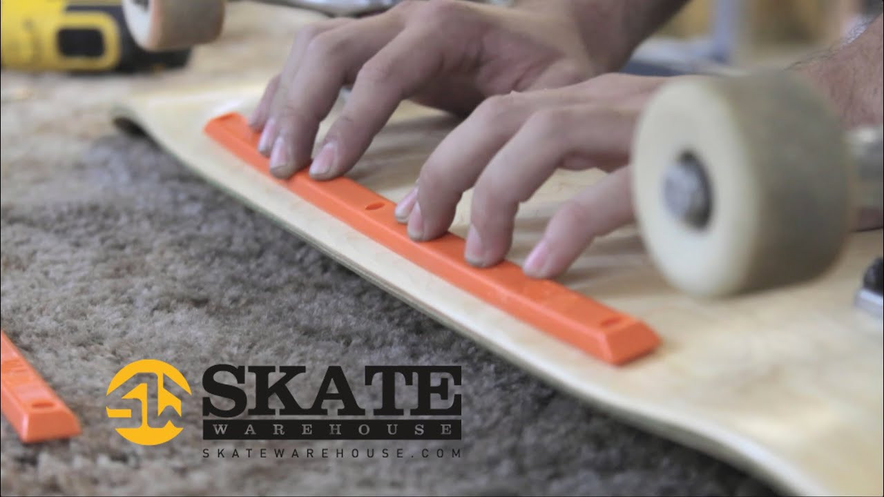 SHOP: http://bit.ly/1IjjTGY<br />No not handrails, these rails screw to the bottom of your board to help you slide. If you have ever been weary of installing these bad boys, our boy Dan is here to show you just how to do it. <br /><br />Find more Trick Tips here: http://blog.skatewarehouse.com/catego...<br /><br />Filmed & Edited by Tuan Nguyen<br /><br />Had your Daily Dose? Get yours HERE: http://bit.ly/1y49Ync<br /><br />Want to see more Skate Warehouse videos on the regular? <br />Subscribe to our YouTube Channel to stay plugged in. Go skate! http://www.youtube.com/wwwskatewareho...<br /><br />Go Skate Blog: http://blog.skatewarehouse.com/<br />Facebook: https://www.facebook.com/SkateWarehouse<br />Twitter: https://twitter.com/skate_warehouse<br />Instagram: http://instagram.com/skatewarehouse<br />Pinterest: http://www.pinterest.com/skatewarehouse/<br />Tumblr: http://skate-warehouse.tumblr.com/<br />Google+: https://plus.google.com/+SkateWarehouse/