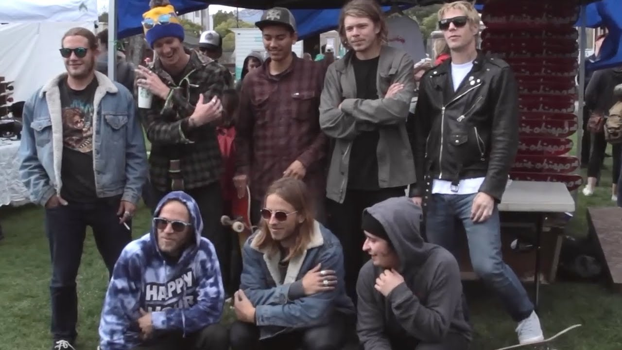 SHOP: http://bit.ly/1BBcAJN<br />The Happy Hour crew just visited Skate Warehouse for the grand opening of our new local skatepark. They handed out 200+ Happy Hour Shades, signed a bunch of loot for the locals, partied it up with the SW crew and even haphazardly answered a few questions for us. Good times all around, thanks for coming through SLO guys!<br /><br />The crew included Jon Dickson, Riley Hawk, Collin Provost, Jeremy Leabres, Taylor Kirby, Jamie Tancowny, Bryan Herman and Braydon Szafranski. <br /><br />What's YOUR Happy Hour? Find it at Skate Warehouse: http://bit.ly/1BBcAJN<br /><br />Find more good times and road trips on the Skate Warehouse Blog: http://blog.skatewarehouse.com/road-trips/<br /><br />Had your Daily Dose? Get yours: http://bit.ly/1y49Ync<br /><br />Want to see more Skate Warehouse videos on the regular? <br />Subscribe to our YouTube Channel to stay plugged in. Go skate! http://www.youtube.com/wwwskatewarehousecom<br /><br />Filmed & Edited by Tuan Nguyen<br /><br />Music from "El Surfador" by Miller Broz ( https://itunes.apple.com/us/album/el-surfador/id963980653 )<br /><br />Go Skate Blog: http://blog.skatewarehouse.com/<br />Facebook: https://www.facebook.com/SkateWarehouse<br />Twitter: https://twitter.com/skate_warehouse<br />Instagram: http://instagram.com/skatewarehouse<br />Pinterest: http://www.pinterest.com/skatewarehouse/<br />Tumblr: http://skate-warehouse.tumblr.com/<br />Google+: https://plus.google.com/+SkateWarehouse/