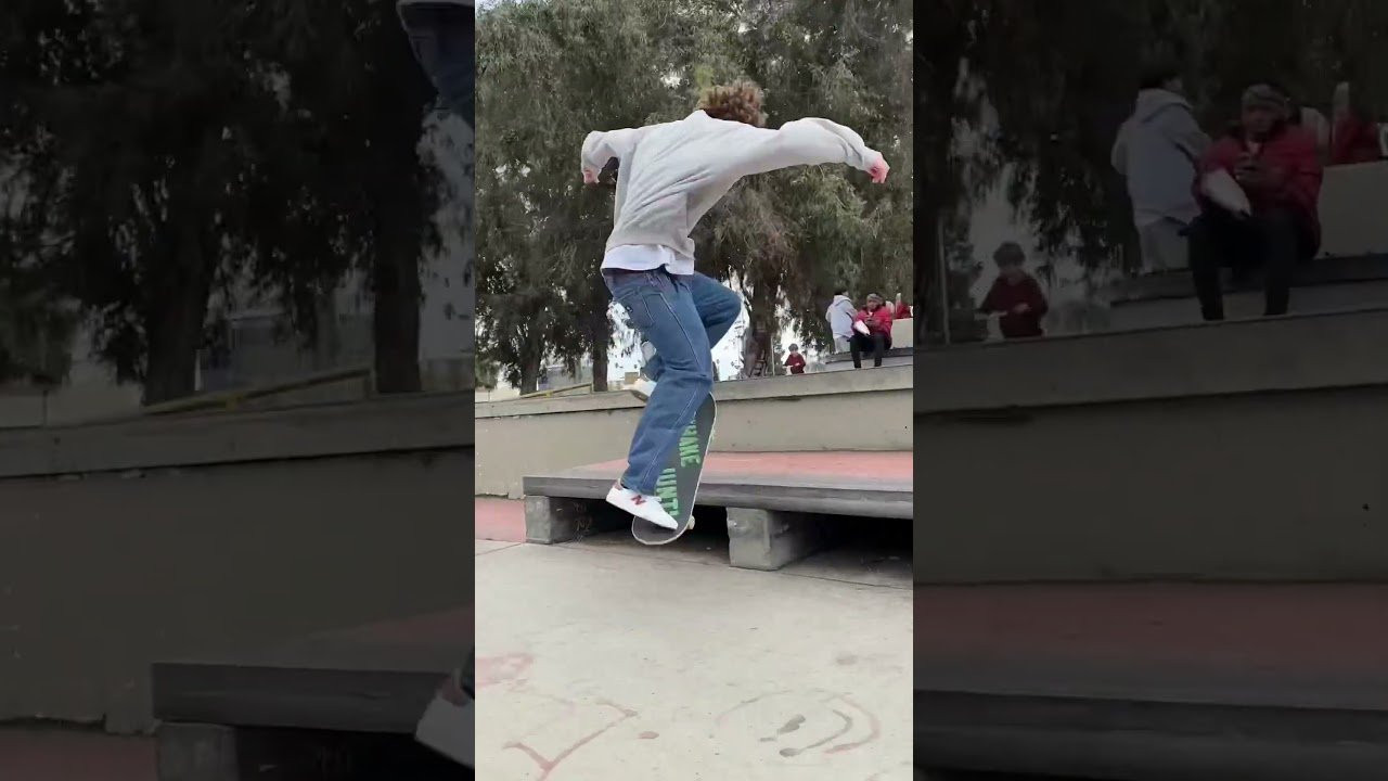 Jake Hayes skating at North Hollywood skatepark