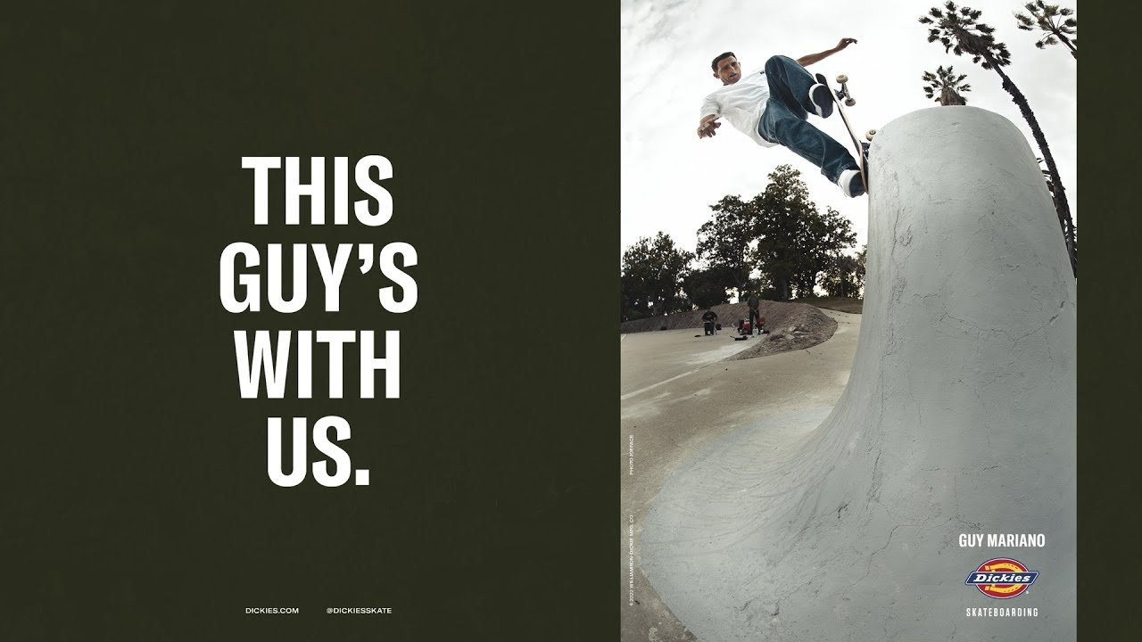 It's not everyday you get a living legend on the team, this Guy's with us! #DickiesSkate #GuyMariano