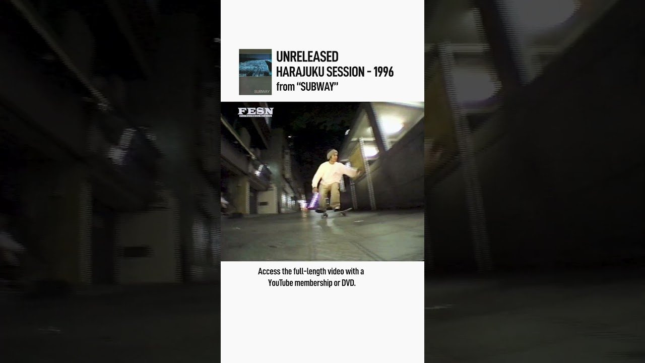 FESN 2nd VIDEO “SUBWAY” から原宿でのセッション未公開フッテージ<br />Skaters:<br />Kiminori Ito, Mizuto "MIT" Watanabe, Daisuke "DAIKON" Tanaka, Asao Imai & Koichi Owada<br />全編はメンバーシップ限定動画または特典付きスペシャルDVDにて！<br />メンバー登録やオンラインショップへは👉 @FarEastSkateNetwork <br />‬Instagramではロングバージョンを公開中 @FESNofficial