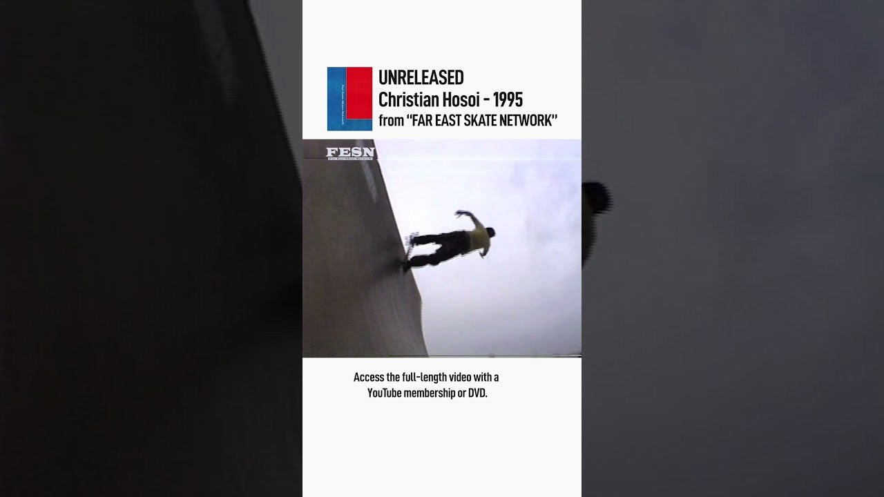 FESN 1st VIDEO “FAR EAST SKATE NETWORK” からクリスチャン・ホソイの未公開フッテージ<br />全編はメンバーシップ限定動画または特典付きスペシャルDVDにて！<br />メンバー登録やオンラインショップへは👉@FarEastSkateNetwork <br />‬