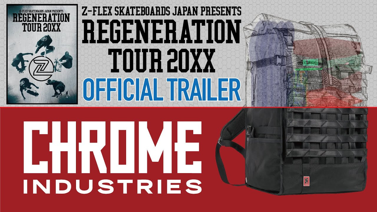 ついに発売されましたFESN最新作、Z-FLEX SKATEBOARDS JAPANの1st DVD+CD「REGENERATION TOUR 20XX」<br />作品のメインスポンサーでもある、メッセンジャーバッグブランド「CHROME INDUSTRIES」。<br />本ツアー中はZ-FLEX SKATEBOARDS JAPAN チームメンバー、スタッフ全員は、CHROMEのバッグを使用。<br />10日間に及ぶロングトリップにもしっかり対応したバッグパックの機能性に焦点を当てて、本編の一部を少し交えながら、作品のトレーラーとして公開致します！<br /><br />「Z-FLEX SKATEBOARDS JAPAN PRESENTS / REGENERATION TOUR 20XX」はこちらからご購入頂けます。<br />↓<br />https://shop.fareastskatenetwork.com/?pid=179165411<br /><br />[ラボラトリー通信] <br />東京は中野のカスタムクルーザー、スケートボードショップ専門店 「FESN laboratory」から、スケートギアやスケートボードについての知識をお届けする番組です。<br /><br />FESN公式オンラインショップ(FESN OFFICIAL ONLINE STORE)<br />→https://shop.fareastskatenetwork.com/...<br /><br />----------------------------<br />Directed by FAR EAST SKATE NETWORK<br /><br />Support / Z-FLEX SKATEBOARDS JAPAN<br /> <br />Music / YOUSUKE NAKANO<br />https://dubbing-house.stores.jp<br />https://dubbing-house.bandcamp.com/<br /><br />Special Thanks / <br />Keisuke Takimoto (SUNGROW WORKS INC.)<br />Yousuke Nakano (DUBBING HOUSE)<br />Masafumi Kajitani (VHS MAGAZINE)<br />Tokushima Local Skaters<br />Tokushima Anan Skate Park<br />Julius Yagihara<br />Leon Kaetsu, Issei Sakurai, Motoki Itokazu, Motoaki Kitamura (Z-FLEX JAPAN TEAM)<br />Tetsuya Mori (TOKYO Z PRODUCTS)<br />George Wilson & Butch Sterbins<br /><br />----------------------------------------------------------------------------------------
