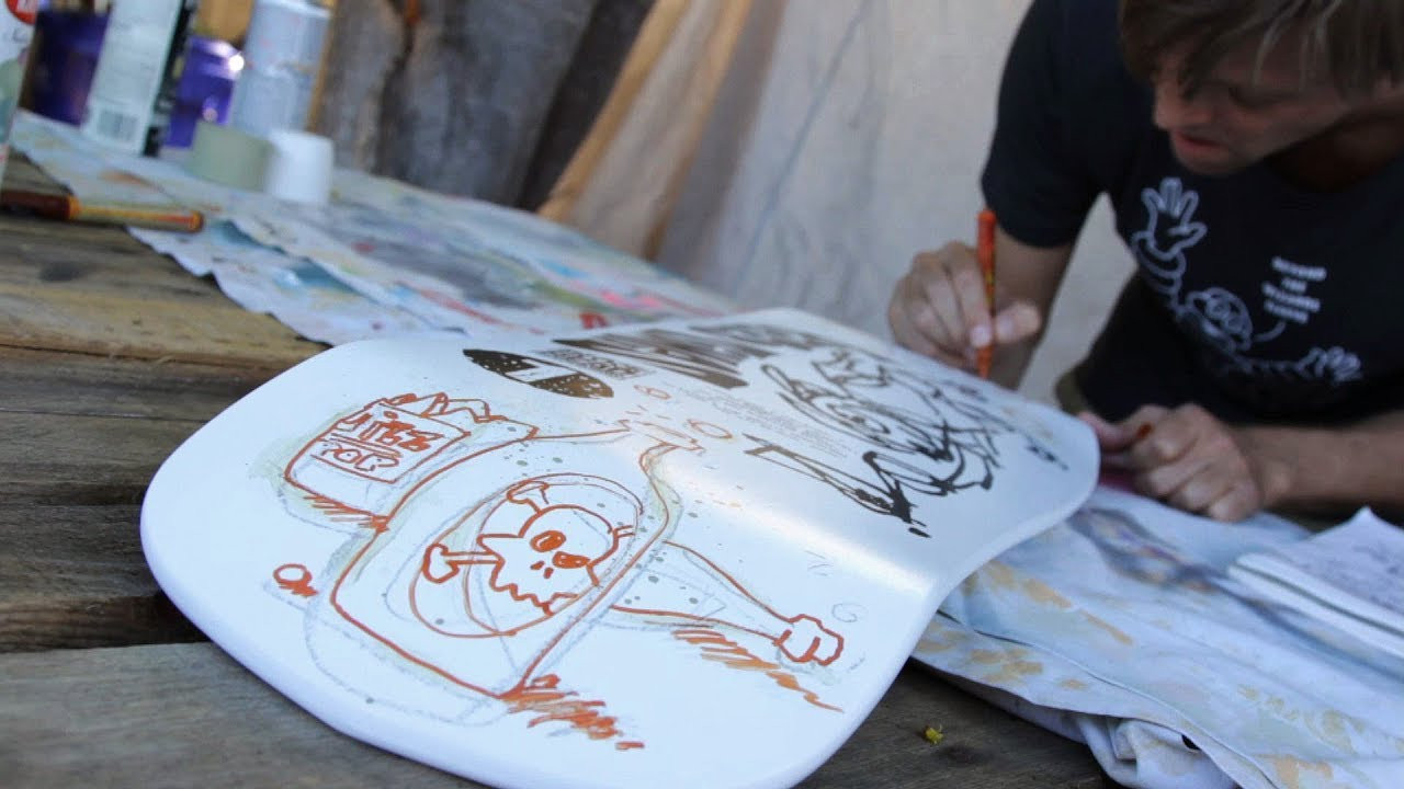 Ron Cameron and Dave Bergthold talk about the new skARTplanks series "custom works of skate art", one-of-a-kind hand painted skateboards. The first series of reissue Hard Times boards available 10/18/17 at 6pm pacific on blockheadskateboards.com