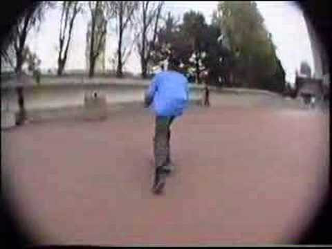 Another 40 minute tape, condensed down to 8 minutes. Stuff with Mike and a lot of stuff of Jovantae (cleanest flip tricks ever). Lots more of EMB culture stuff with Mike Carroll interviewing peeps at EMB. Enjoy.