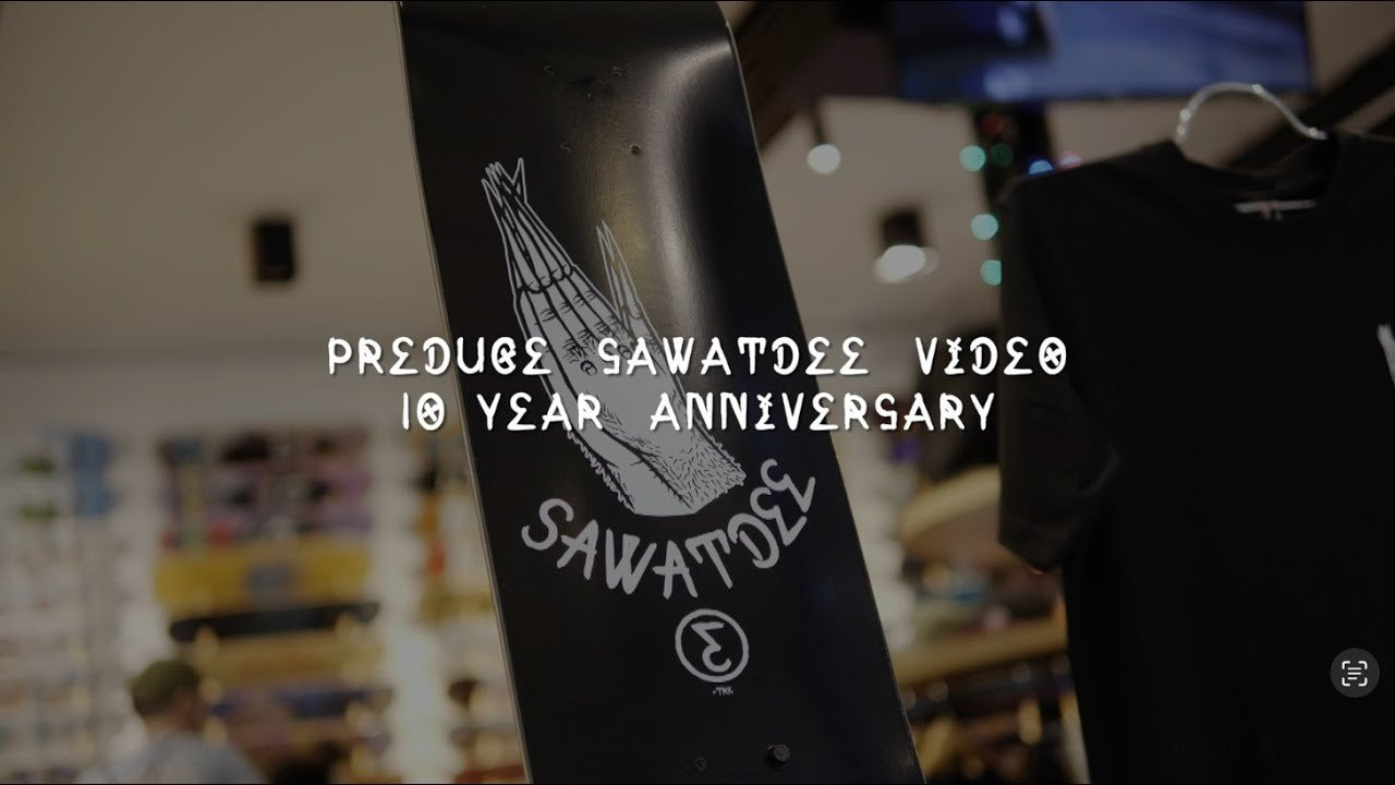 Thanks to everyone who joined us at Baan Preduce for the Sawatdee 10 Year Anniversary! Good times meeting old and new friends, skating together in the Tricks for Cash skate jam, and chilling with food, drink, tunes, and of course the amazing "Sawatdee 10 Years Later" documentary put together by Janchai Montrelerdrasme<br /><br />Hard to believe it's been ten years since Sawatdee already, but watch for the latest Preduce video, coming very soon!<br /><br />Thanks again to our generous sponsors for the support Casio Thailand and Jameson Connects Thailand<br /><br />Video by Toey Jartumongkon<br />Edited by Peerapong Chirabandhu<br /><br />#preduce <br />#preducesawatdee <br />#GSHOCKTH <br />#JamesonConnectsThailand #jamesonconnects #MustBeaJameson #เปิดใจมาแจก