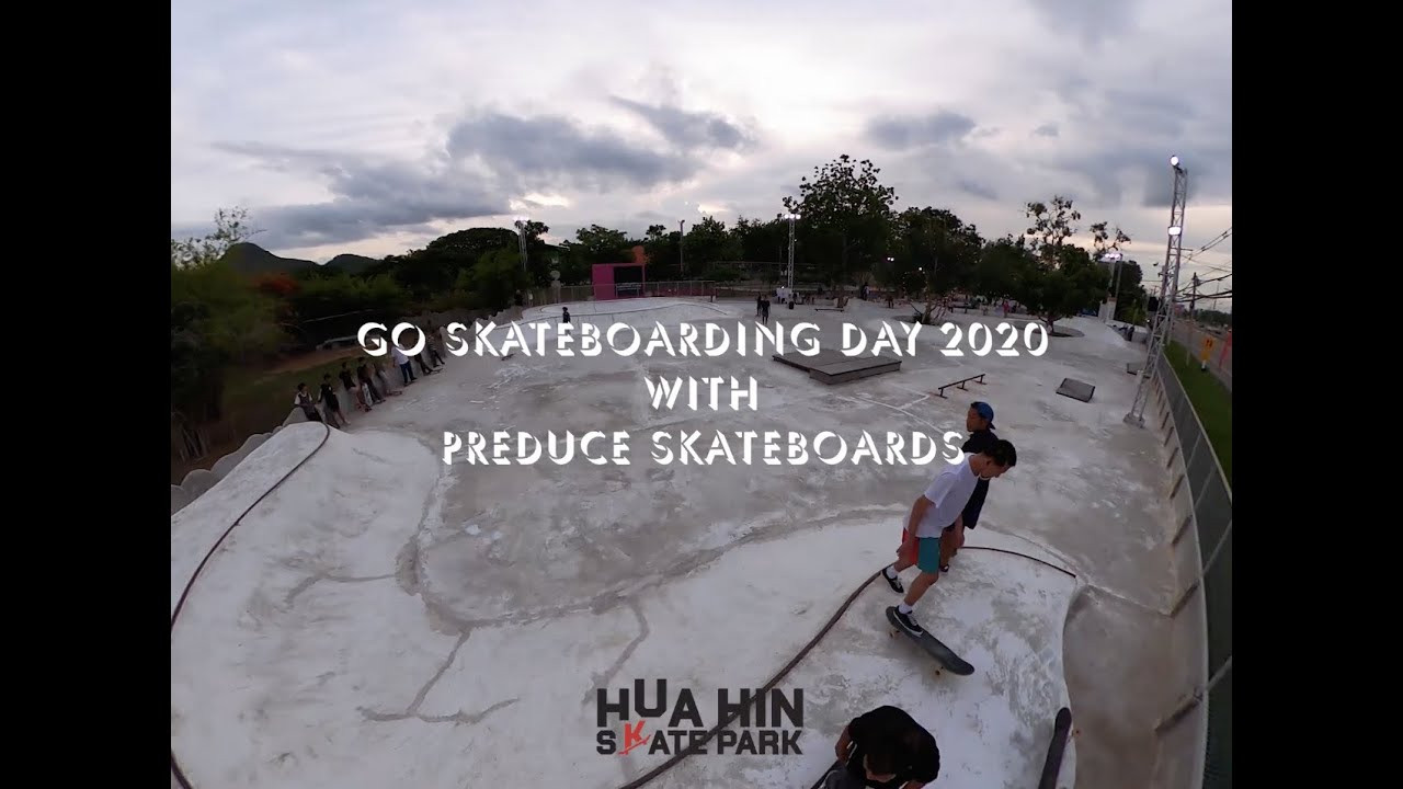 We went down to Hua Hin for Go Skate Day last week end to skate and hang out with the locals at the new Hua Hin skate park! Thanks to everyone that showed up and skated with us and big thanks to Head Rock skate shopfor the amazing hospitality. We'll be back soon!<br /><br />ทีมพรีดิ้วซ์ได้มีโอกาสไปร่วมกิจกรรม Go Skate Day เล็กๆที่ หัวหิน สเก็ตปาร์คเมื่อสุดสัปดาห์ที่ผ่านมา ขอบคุณทุกท่านที่มาร่วมงาน และพบปะกับทีมพรีดิ้วซ์ ขอขอบคุณ Head Rock skate shop ที่ดูแลและต้อนรับพวกเราอย่างเต็มที่ แล้วเจอกันใหม่ทุกคน! <br /><br />Video: Janchai Montrelerdrasme<br /><br />Beat: Jasper Dohrs<br /><br /><br />🔥 Follow us:<br />Facebook: http://fb.com/preduce<br />Skate Instagram: http://instagram.com/preduce_skateboards<br />Shop Instagram: http://instagram.com/preduceshop<br />💰 Online shop: https://www.preduce.com/collections/all<br />#Preduce #PreduceShop #ThailandSkateboarding #GoProMax #HuahinSkatepark