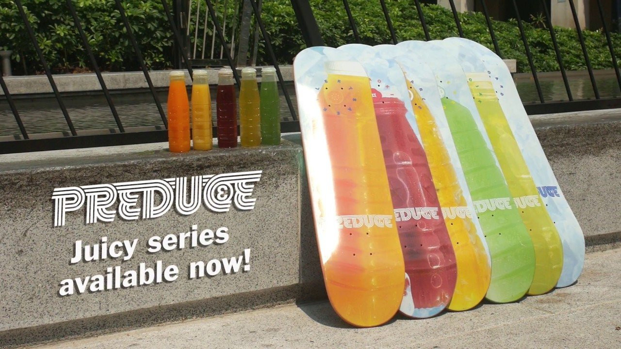 จัดเลย! แผ่นพรีดิ้วซ์ซีรี่ส์แผ่นลายน้ำผลไม้ เหมาะกับอากาศร้อนๆบ้านเราเป็นอย่างยิ่ง!<br /><br />Get juiced with Preduce! New "Juicy" series graphic boards with pro models from everyone are available at https://www.instagram.com/preduceshop/ now!<br /><br />Video: Ryo Ogawa<br /><br />www.preduce.com