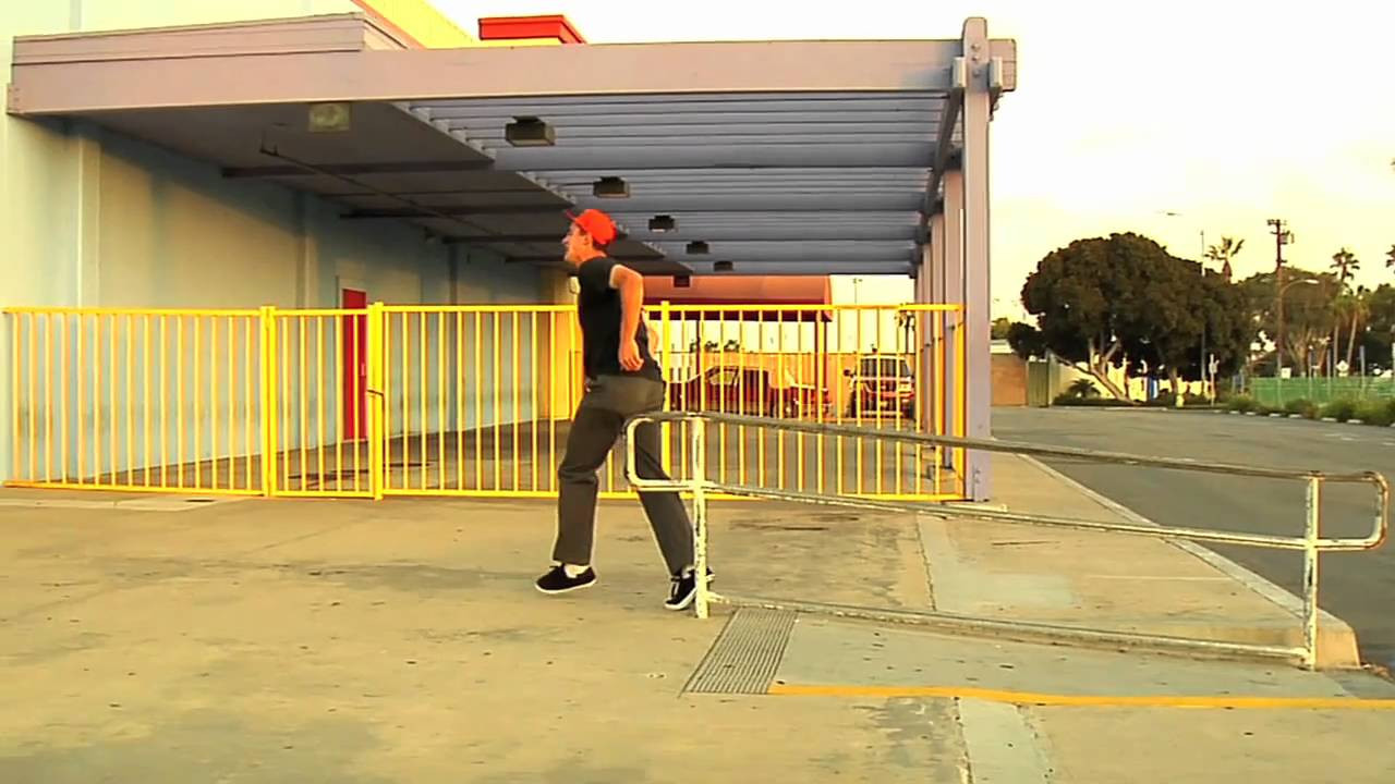 Anthony Schultz sacks a handicap bar on a boardslide and it makes him fart