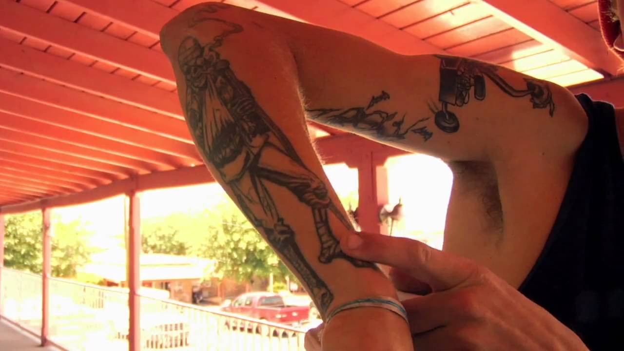 Chris Troy talks tats.<br /><br />www.adiofootwear.com