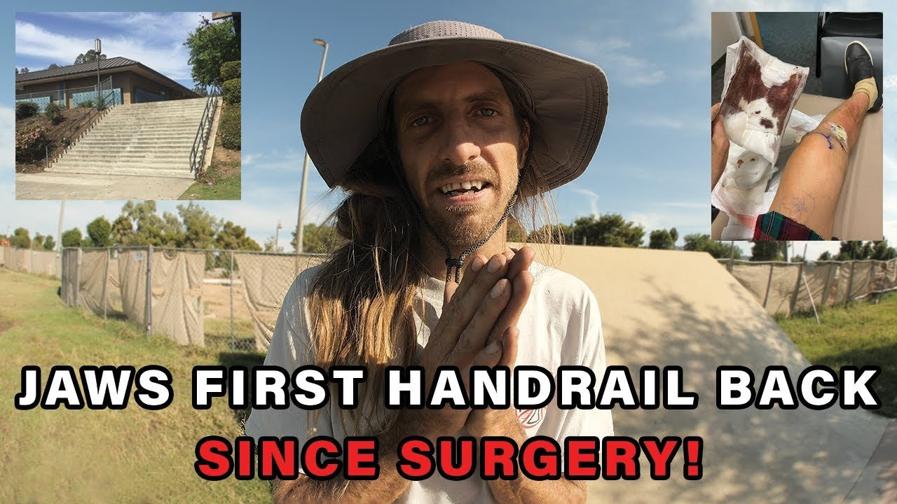 Aaron "Jaws" Homoki visits a local skatepark to test out his new knee! <br /><br />Filmed by Buster O'Shea & Hunter O'Shea.<br /><br />Like, comment and subscribe if you'd like to see more!<br /><br />Follow us on Instagram!<br />@a_happy_medium_ <br /><br />Follow us on TIkTok!<br />tiktok.com/@ahappymedium_<br /><br />#AHAPPYMEDIUMSKATEBOARDING